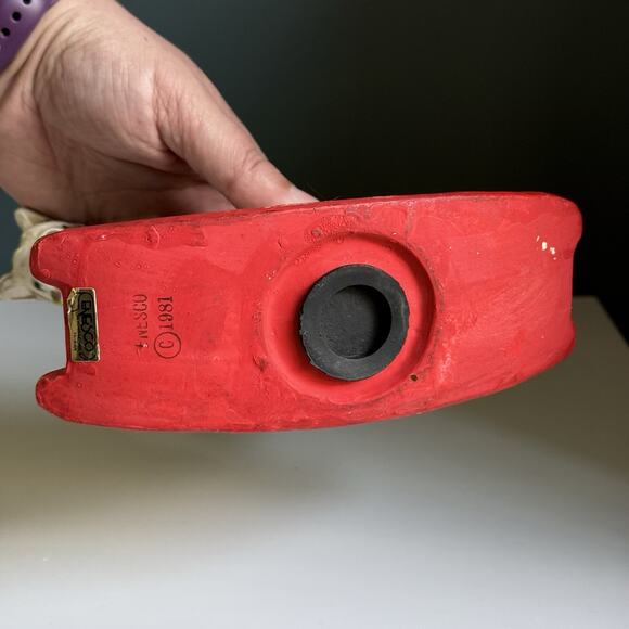 Vintage Rocking Horse Coin Piggy Bank  6.75" Enesco 1981 Hand Painted C1 - Picture 5 of 11